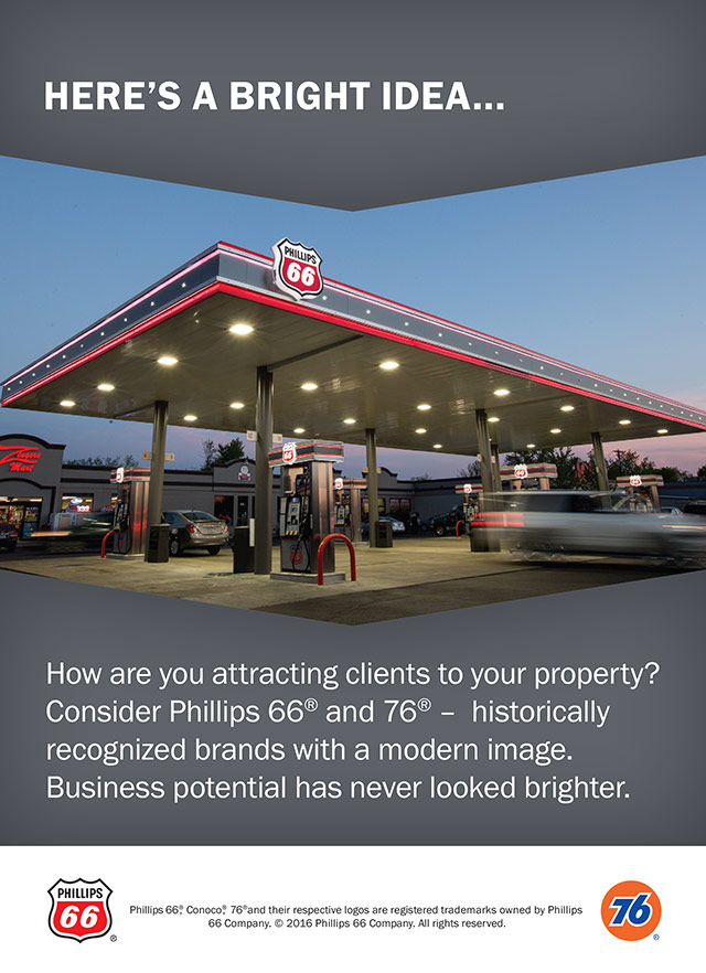 Petroleum Convenience Store Ad Design