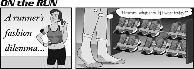 "On the Run" Comic Strip for Runners