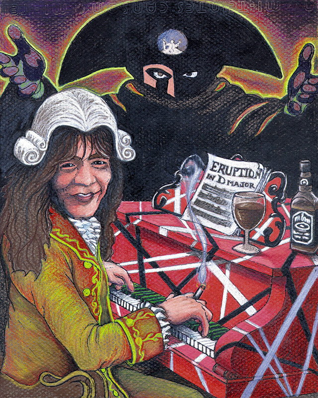 Eddie Van Mozart Illustration
