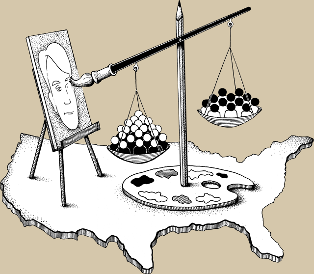 Racial Favoritism in Illustration