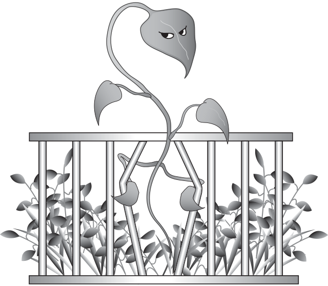 Weed Breakout Concept Illustration