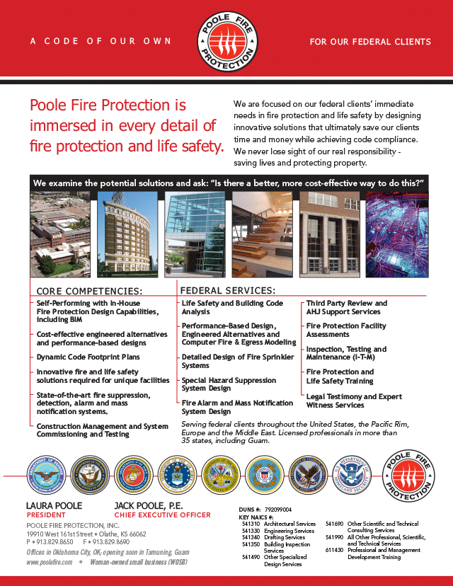 Poole Fire Protection Cut Sheet