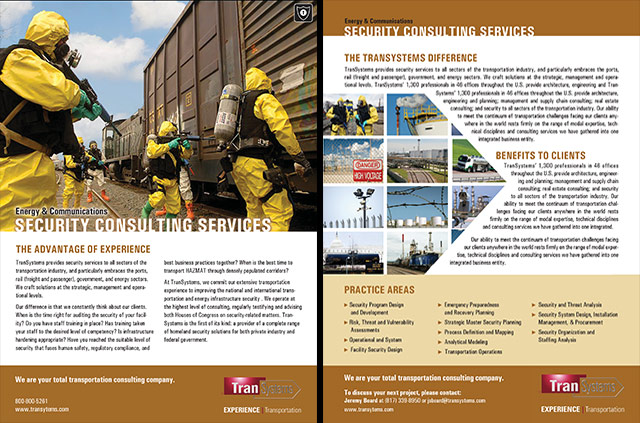 Government Hazmat Security Consulting Cut Sheet