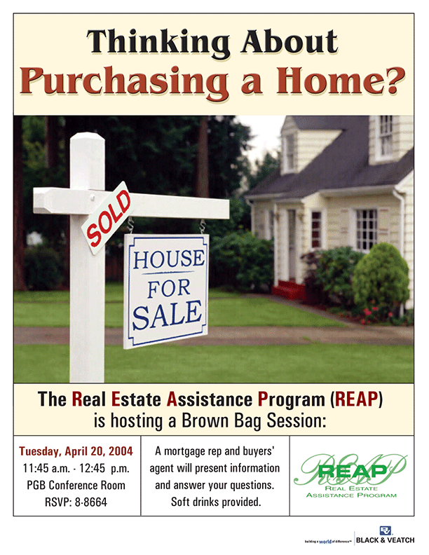 Real Estate Assistance Program Brown Bag Session Flyer