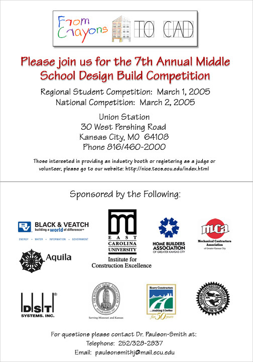 From Crayons to CAD Invitation