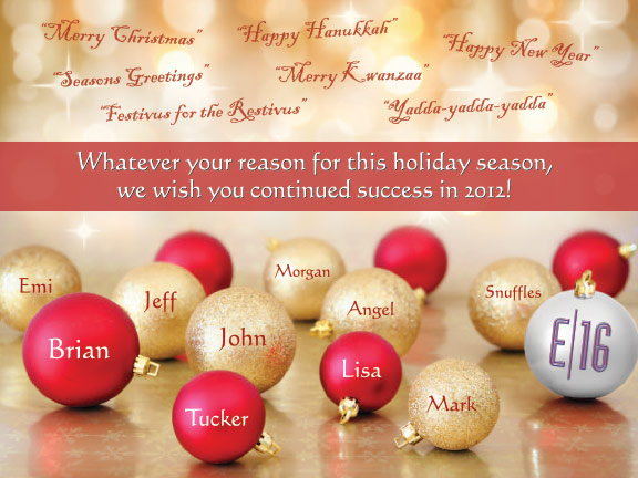 Printing Company Holiday Card