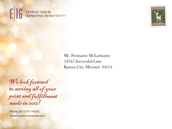 Printing Company Holiday Card