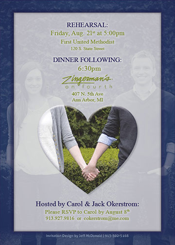 Front















Back









Rehearsal Dinner Invitation

