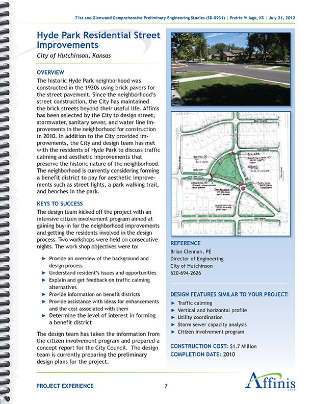 Proposal Template Design for Civil Engineering Firm