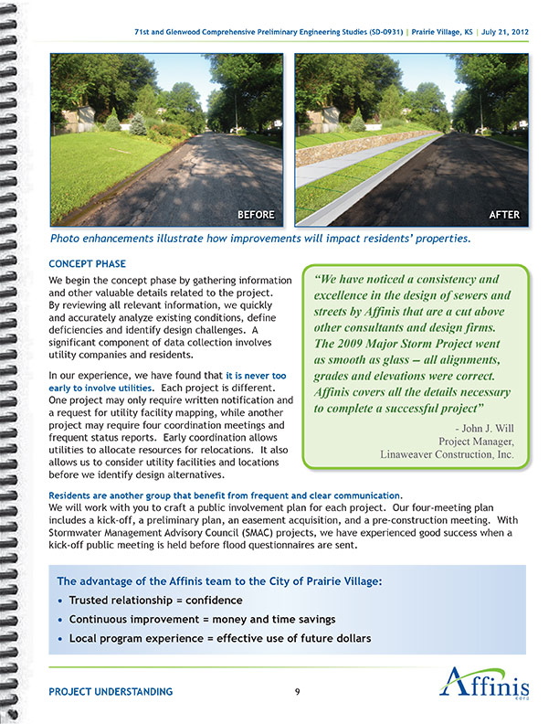 Proposal Template Design for Civil Engineering Firm