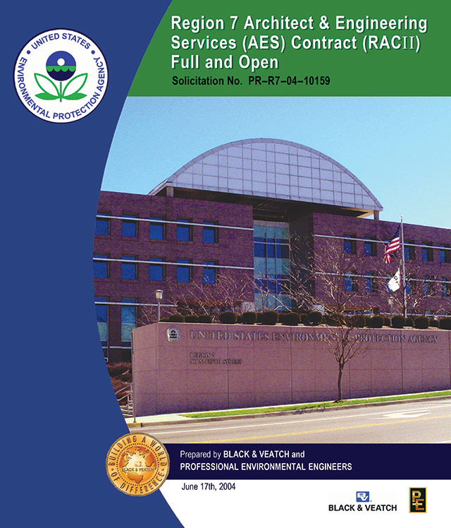 Environmental Protection Agency - Standard Form 255 - Binder Cover Design