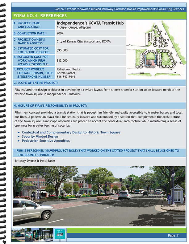 Proposal for Transit Improvement Consulting Contract