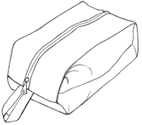 Shoes Pouch Illustration