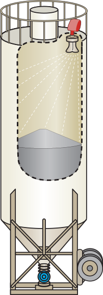 Cement Silo Illustration