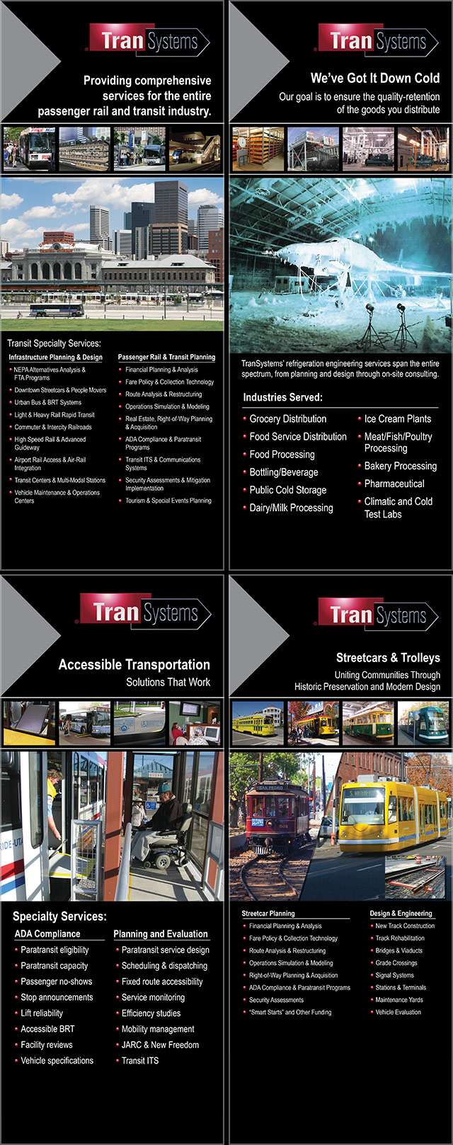 Transportation Engineering Consultant Pull-up Displays