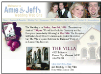 Wedding Web Site - Jeff & Amie