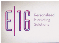 E|16 Advisors Business Cards, Letterhead & Envelope Design