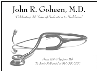 Doctor Retirement Reception Invitation